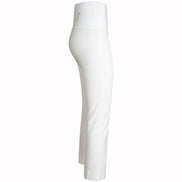 Panta BB in punto milano cotone bianco