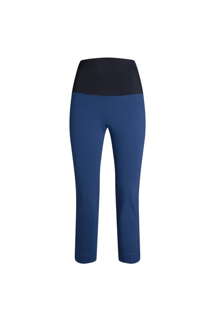 Panta BB cotone blu chiaro con baschina