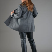 Berlin Jacket in Grey Prince of Wales Check