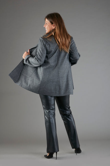 Berlin Jacket in Grey Prince of Wales Check