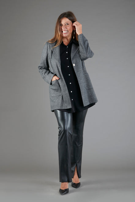 Berlin Jacket in Grey Prince of Wales Check
