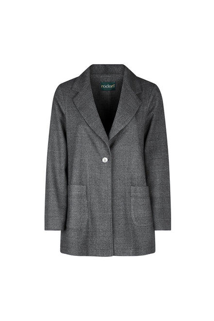 Berlin Jacket in Grey Prince of Wales Check