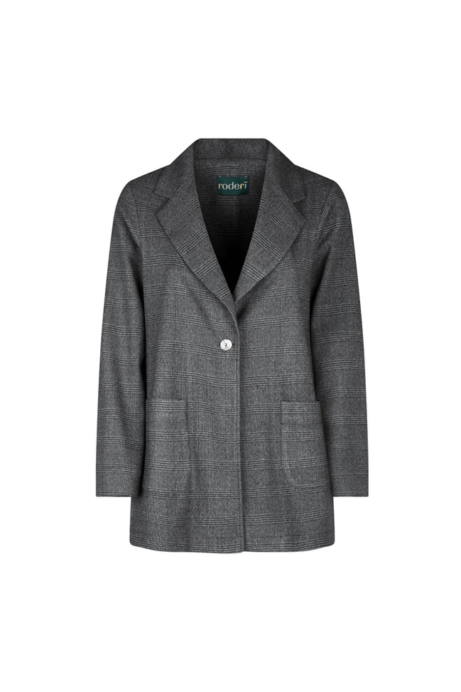 Berlin Jacket in Grey Prince of Wales Check
