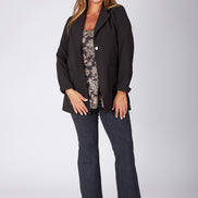 Blazer Berlin in crepe cady nero