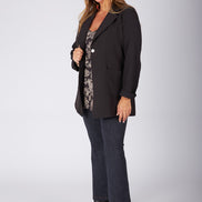 Blazer Berlin in crepe cady nero