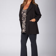 Blazer Berlin in crepe cady nero