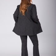 Blazer Berlin in punto milano nero delavè