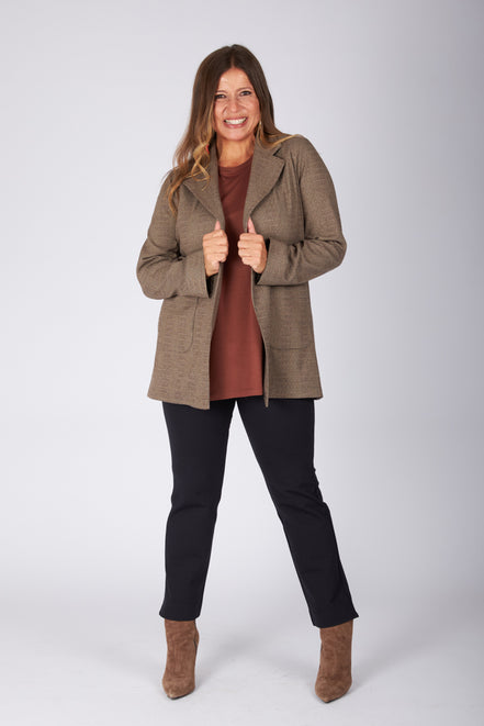 Blazer Berlin scozzese galles beige