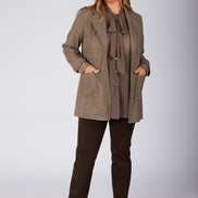 Blazer Berlin scozzese galles beige