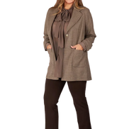 Blazer Berlin scozzese galles cioccolato
