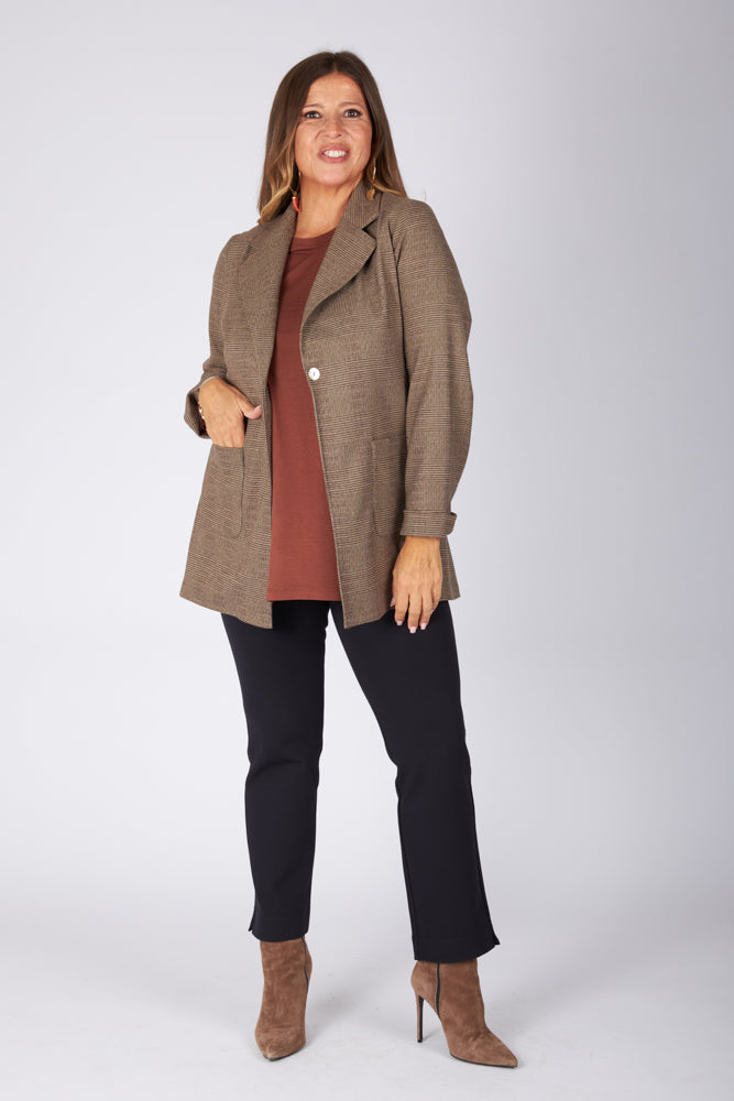 Blazer Berlin scozzese galles beige