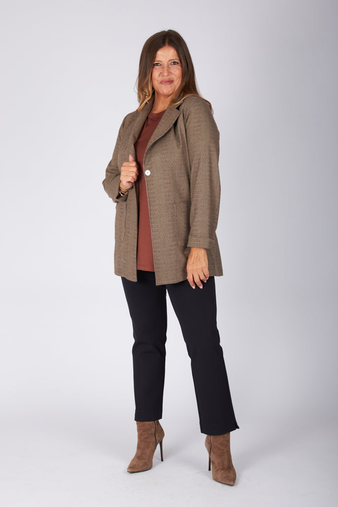 Blazer Berlin scozzese galles beige