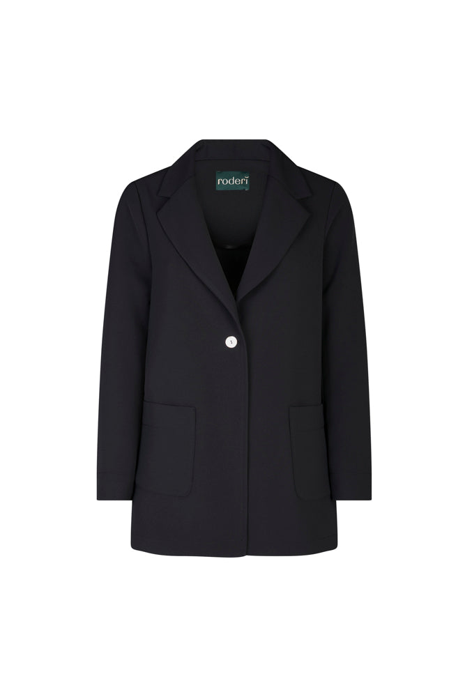 Blazer Berlin in crepe cady nero
