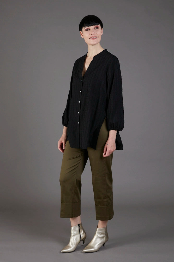 Panta Havana cotone militare con baschina