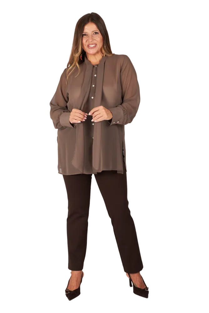 Camicia Cloe tecno voile mastice