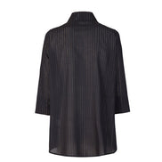 Camicia Milano nero riga lurex