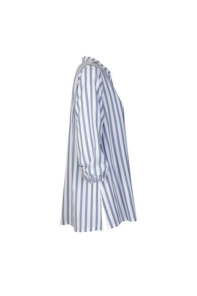 Camicia Vulcano riga bianca blu