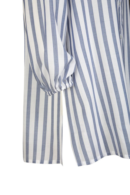 Camicia Vulcano riga bianca blu