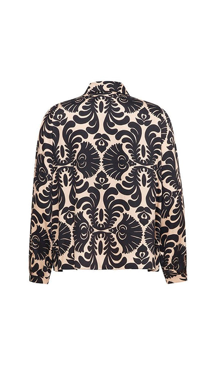 Camicia London disegno nero
