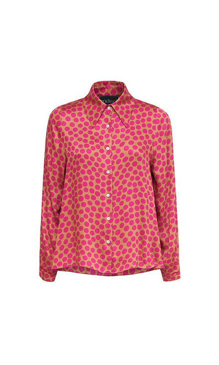 Camicia London poirone fuxia