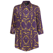 Camicia Milano disegno viola