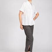 Camicia Emily in garza bianca