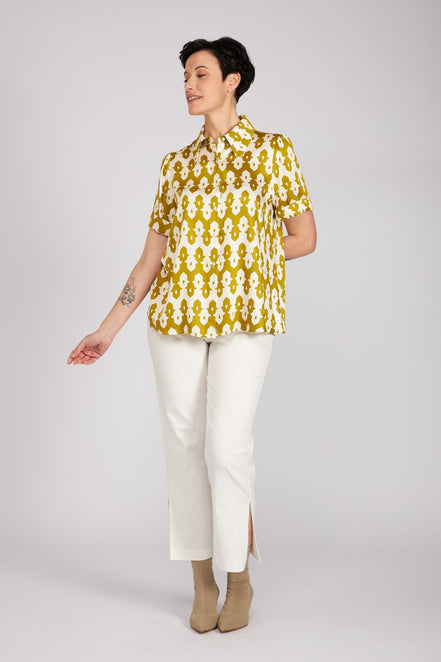 Camicia Emily in stampa optical
