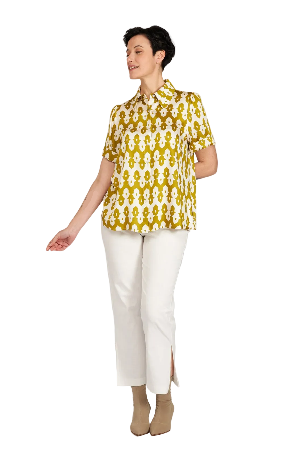 Camicia Emily in stampa optical