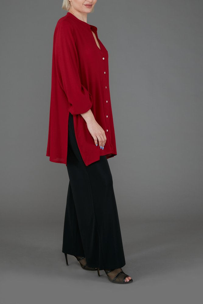 Camicia Vulcano Garza Rubino