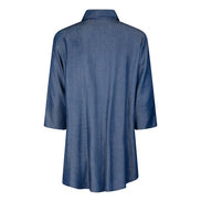 Camicia Milano in satin effetto jeans