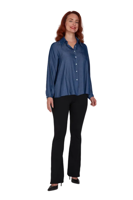 Camicia London in satin jeans