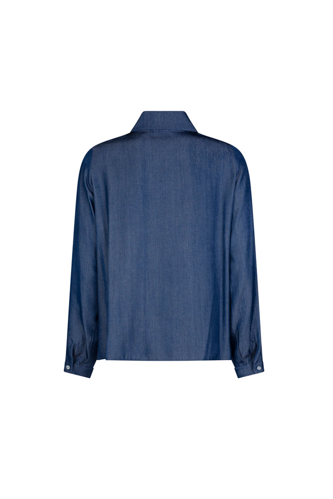 Camicia donna London in satin jeans