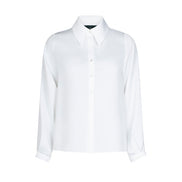 Camicia London techno satin latte
