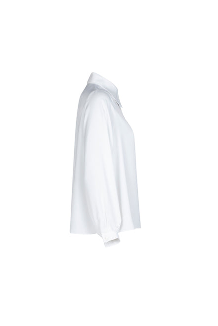 Camicia London techno satin latte