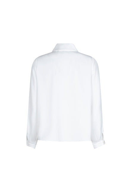 Camicia London techno satin latte