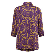 Camicia Milano disegno viola