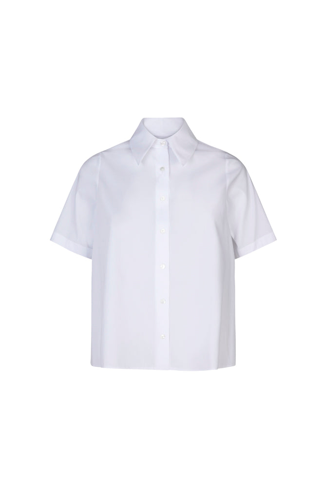 Camicia Torino bianca cotone elasticizzato
