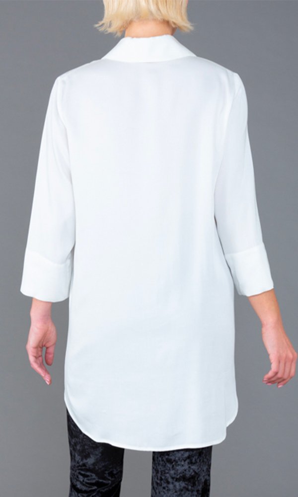 Camicia Milano over bianca
