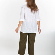 Camicia Milano sangallo bianco