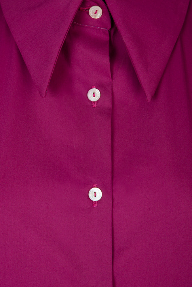 Camicia Milano cotone ciclamino