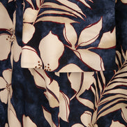 Camicia Milano fantasia fiori blu e vino