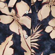 Camicia Milano fantasia fiori blu e vino