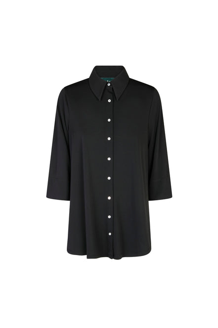 Camicia Milano fluido nero