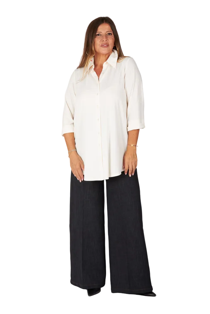Milano Fluid Shirt in Black