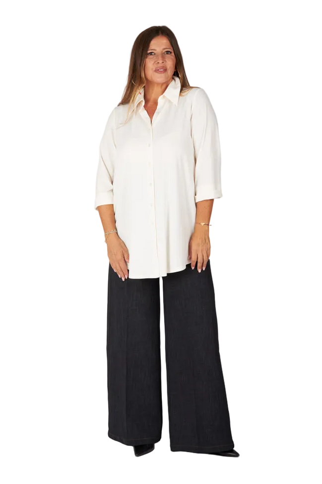 Milano Fluid Shirt in Black