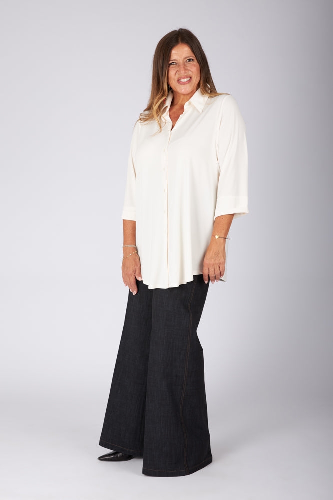 Camicia Milano fluido burro