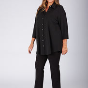 Camicia Milano fluido nero