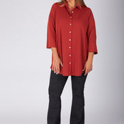 Camicia Milano fluido terra di siena