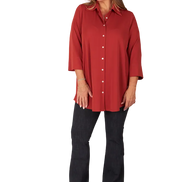 Camicia Milano fluido terra di siena
