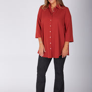 Camicia Milano fluido terra di siena